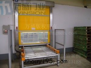 湖北武漢頂津食品有限公司快速卷門安裝案例
