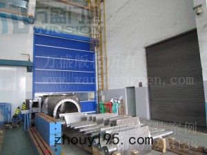 機械設備行業快速卷門安裝案例
