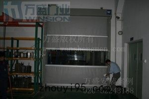 電子電器行業快速卷門安裝案例