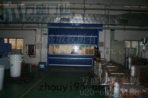 電子電器行業快速卷門安裝案例