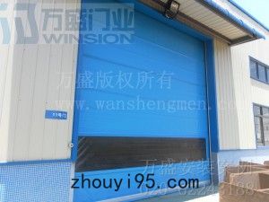 機械設備行業快速卷門安裝案例