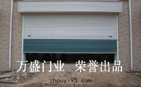 萬盛無聲快速卷簾門圖片1